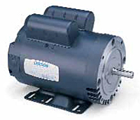 Leeson Single Phase C Face with Base Drip-Proof Motors